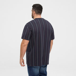 North Latitude / North Latitude Denim North latitude Denim Striped tee T-shirt 0581 Night Sky