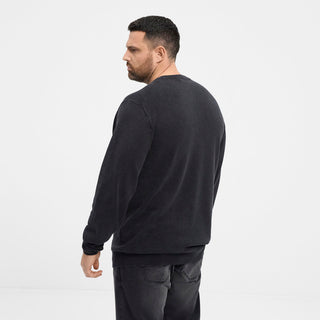 North Latitude / North Latitude Denim North latitude Denim crew-neck knit Knit 0099 Black