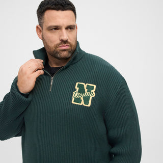 North Latitude / North Latitude Denim North latitude Denim half zip knit Knit 2573 Bottle Green