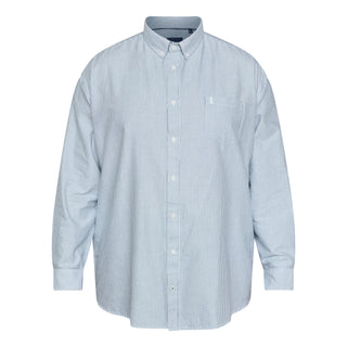 North Latitude / North Latitude Denim OXFORD SHIRT STRIPED S2 LS Shirt LS 0680 Dark Green