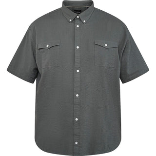 North Latitude / North Latitude Denim Overshirt Short Sleeved Shirt SS 2640 Dark Dust Green