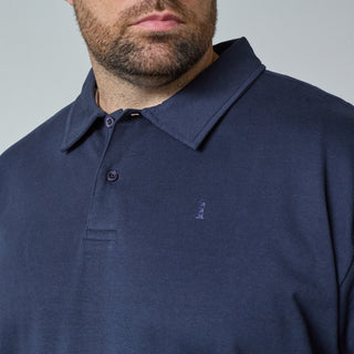 North Latitude / North Latitude Denim POLO COLLAR SWEAT BRUSHED Sweatshirt 0580 Navy Blue