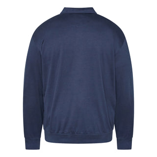 North Latitude / North Latitude Denim POLO COLLAR SWEAT BRUSHED Sweatshirt 0580 Navy Blue