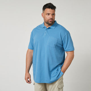 North Latitude / North Latitude Denim Pique polo Polo SS 0540 Mid Blue