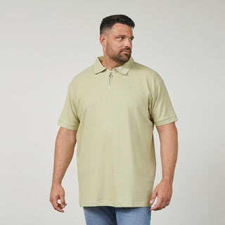 North Latitude / North Latitude Denim Polo w/zip Polo SS 2660 Light Dust Green