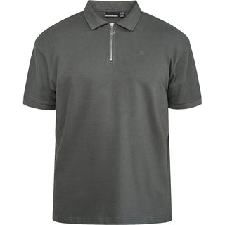 North Latitude / North Latitude Denim Polo w/zip Polo SS 2640 Dark Dust Green