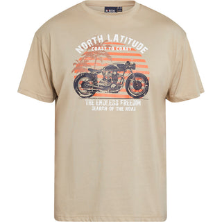 North Latitude / North Latitude Denim Printed t-shirt T-shirt 0730 SAND