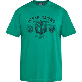 North Latitude / North Latitude Denim Printed t-shirt T-shirt 0600 Green