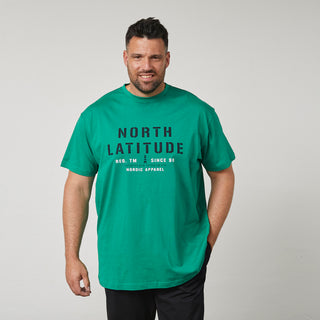 North Latitude / North Latitude Denim Printed t-shirt T-shirt 0600 Green