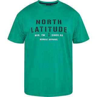 North Latitude / North Latitude Denim Printed t-shirt T-shirt 0600 Green