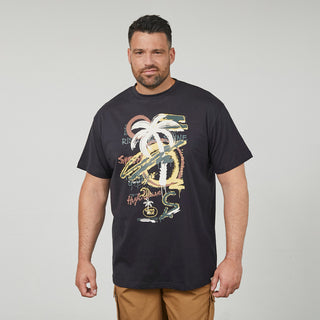 North Latitude / North Latitude Denim Printed t-shirt T-shirt 0099 Black