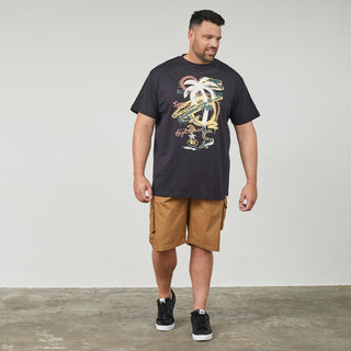 North Latitude / North Latitude Denim Printed t-shirt T-shirt 0099 Black