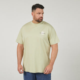 North Latitude / North Latitude Denim Printed tee T-shirt 2660 Light Dust Green