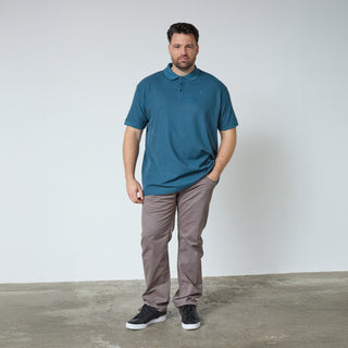 North Latitude / North Latitude Denim STRUCTURED POLO SS Shirt SS 0575 Petrol Blue