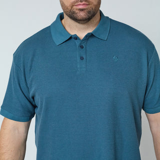 North Latitude / North Latitude Denim STRUCTURED POLO SS Shirt SS 0575 Petrol Blue