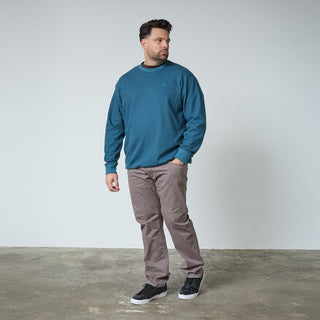 North Latitude / North Latitude Denim STRUCTURED T-SHIRT LS T-shirt LS 0575 Petrol Blue