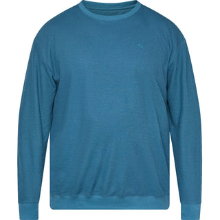 North Latitude / North Latitude Denim STRUCTURED T-SHIRT LS T-shirt LS 0575 Petrol Blue