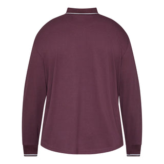 North Latitude / North Latitude Denim SUPERFLEX POLO T-SHIRT LS Polo LS 0370 Aubergine