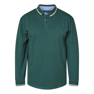 North Latitude / North Latitude Denim SUPERFLEX POLO T-SHIRT LS Polo LS 0680 Dark Green