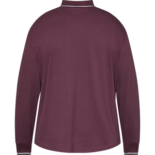 North Latitude / North Latitude Denim SUPERFLEX POLO T-SHIRT LS Polo LS 0370 Aubergine