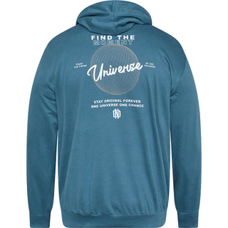 North Latitude / North Latitude Denim SWEAT HOODIE KANGAROO POCKET Sweat Hoodie 0575 Petrol Blue