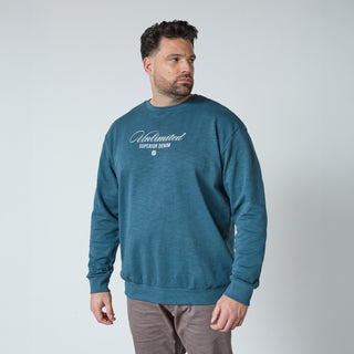 North Latitude / North Latitude Denim SWEAT NECKMOON Sweatshirt 0575 Petrol Blue