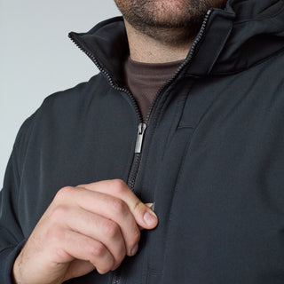 North Latitude / North Latitude Denim Soft shell Jacket w/detachable hood Jacket 0099 Black