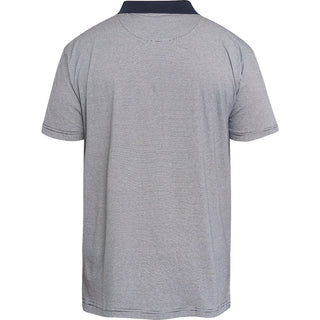North Latitude / North Latitude Denim Striped yarn dyed polo Polo SS 0580 Navy Blue
