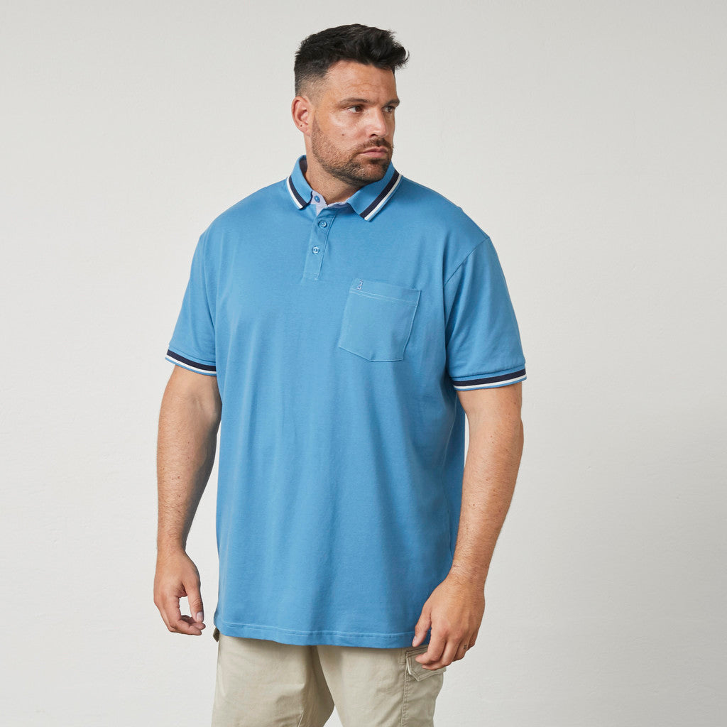 61128 Polo SS 0540 Mid Blue fra North Latitude