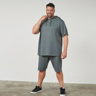 North Latitude / North Latitude Denim Sweat Hoodie SS Sweatshirt 2640 Dark Dust Green