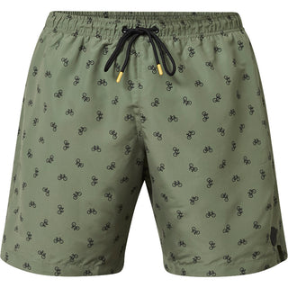 North Latitude / North Latitude Denim Swim Shorts AOP Swimshorts 0660 Olive Green