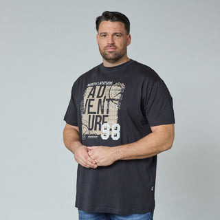 North Latitude / North Latitude Denim T-SHIRT T-shirt 0099 Black