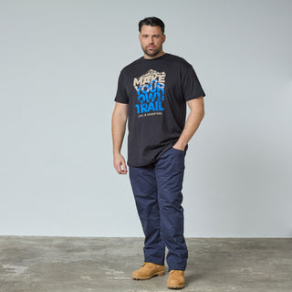 North Latitude / North Latitude Denim T-SHIRT T-shirt 0099 Black