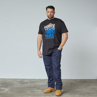 North Latitude / North Latitude Denim T-SHIRT T-shirt 0099 Black
