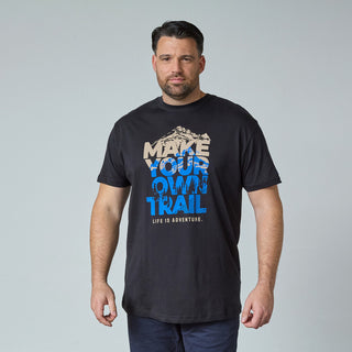 North Latitude / North Latitude Denim T-SHIRT T-shirt 0099 Black