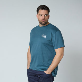 North Latitude / North Latitude Denim T-SHIRTS SS T-shirt 0575 Petrol Blue