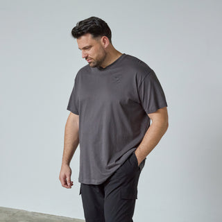 North Latitude / North Latitude Denim T-SHIRT V NECK T-shirt 0080 Dark Grey Charcole