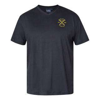 North Latitude / North Latitude Denim T-SHIRT V NECK T-shirt 0099 Black