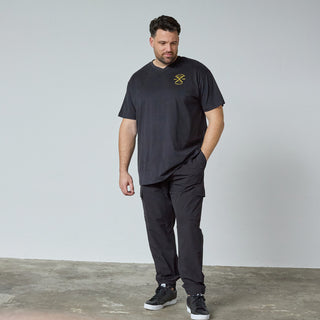 North Latitude / North Latitude Denim T-SHIRT V NECK T-shirt 0099 Black
