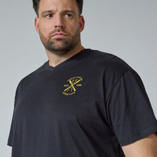 North Latitude / North Latitude Denim T-SHIRT V NECK T-shirt 0099 Black