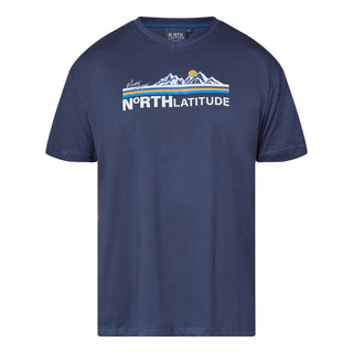 North Latitude / North Latitude Denim T-SHIRT V NECK SS T-shirt 0580 Navy Blue