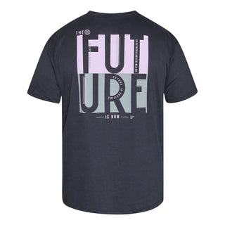 North Latitude / North Latitude Denim T-SHIRT WITH BACK PRINT T-shirt 0099 Black