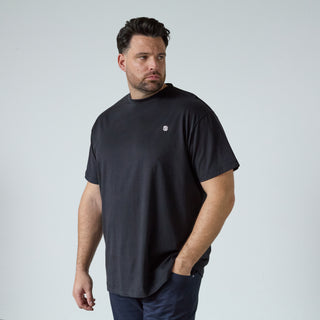 North Latitude / North Latitude Denim T-SHIRT WITH BACK PRINT T-shirt 0099 Black