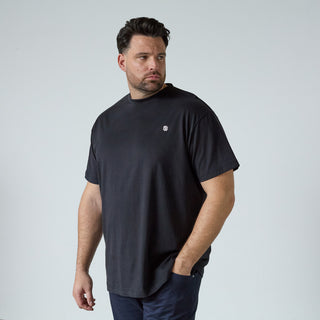 North Latitude / North Latitude Denim T-SHIRT WITH BACK PRINT T-shirt 0099 Black