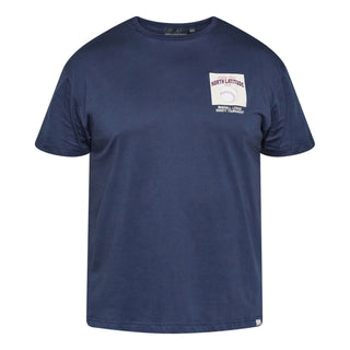 North Latitude / North Latitude Denim T-SHIRT WITH PRINT T-shirt 0580 Navy Blue