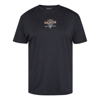 North Latitude / North Latitude Denim T-SHIRT WITH PRINT T-shirt 0099 Black