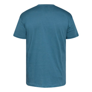 North Latitude / North Latitude Denim T-SHIRT WITH PRINT T-shirt 0575 Petrol Blue