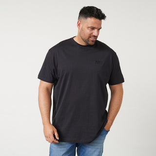 North Latitude / North Latitude Denim T-Shirt Back Print T-shirt 0099 Black
