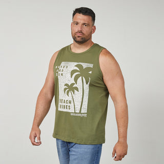 North Latitude / North Latitude Denim Tank Top Tank 0660 Olive Green