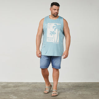 North Latitude / North Latitude Denim Tank Top Tank 2259 Dust Blue
